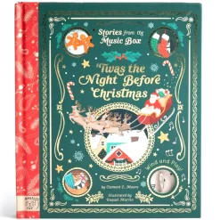 Twas The Night Before Christmas Music Box Story Book by Clement C. Moore & Raquel Martin