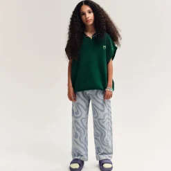 Twisted Jean in Dawn Printed Denim by Main Story