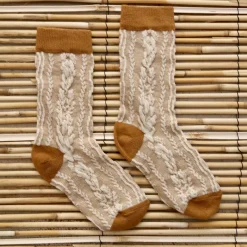 Twist Socks in Caramel by Bonjour
