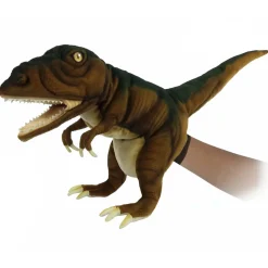 Tyrannosaurus Rex Hand Puppet in Rust Brown (50cm) by Hansa