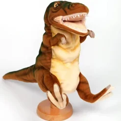 Tyrannosaurus Rex Hand Puppet in Rust Brown (50cm) by Hansa
