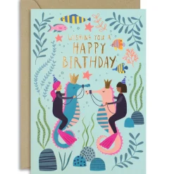 Under The Sea Birthday Greetings Card by Mifkins