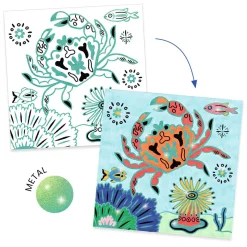 Under The Sea Shiny Colouring by Djeco