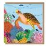 Underwater Turtle Greetings Card by Emma Jayne for Earlybird Designs