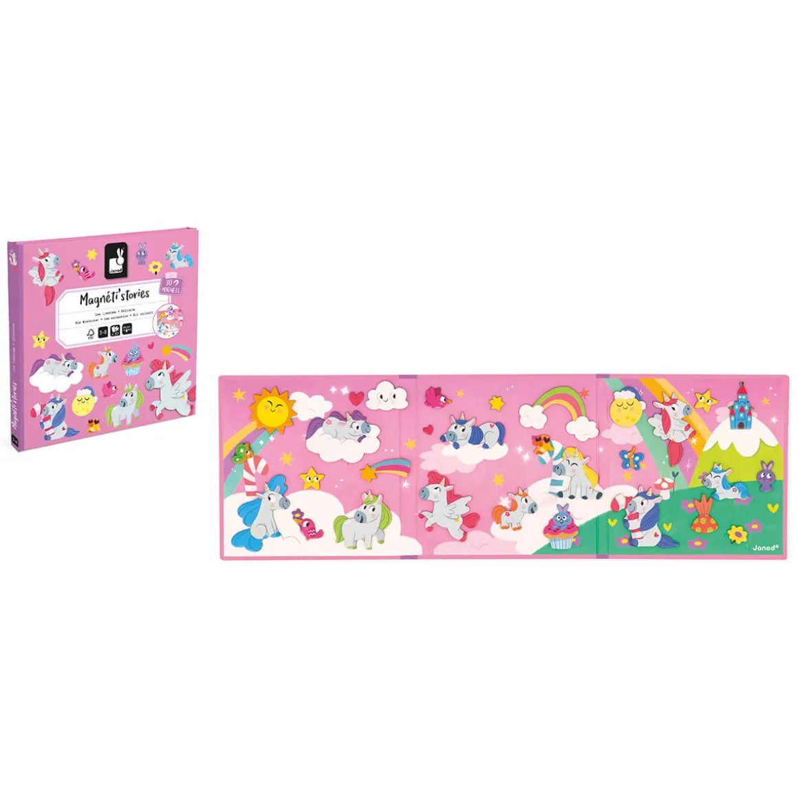 Unicorn Magneti Stories by Janod