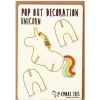 Unicorn Pop Out Decoration And Greetings Card by The Pop Out Card Company