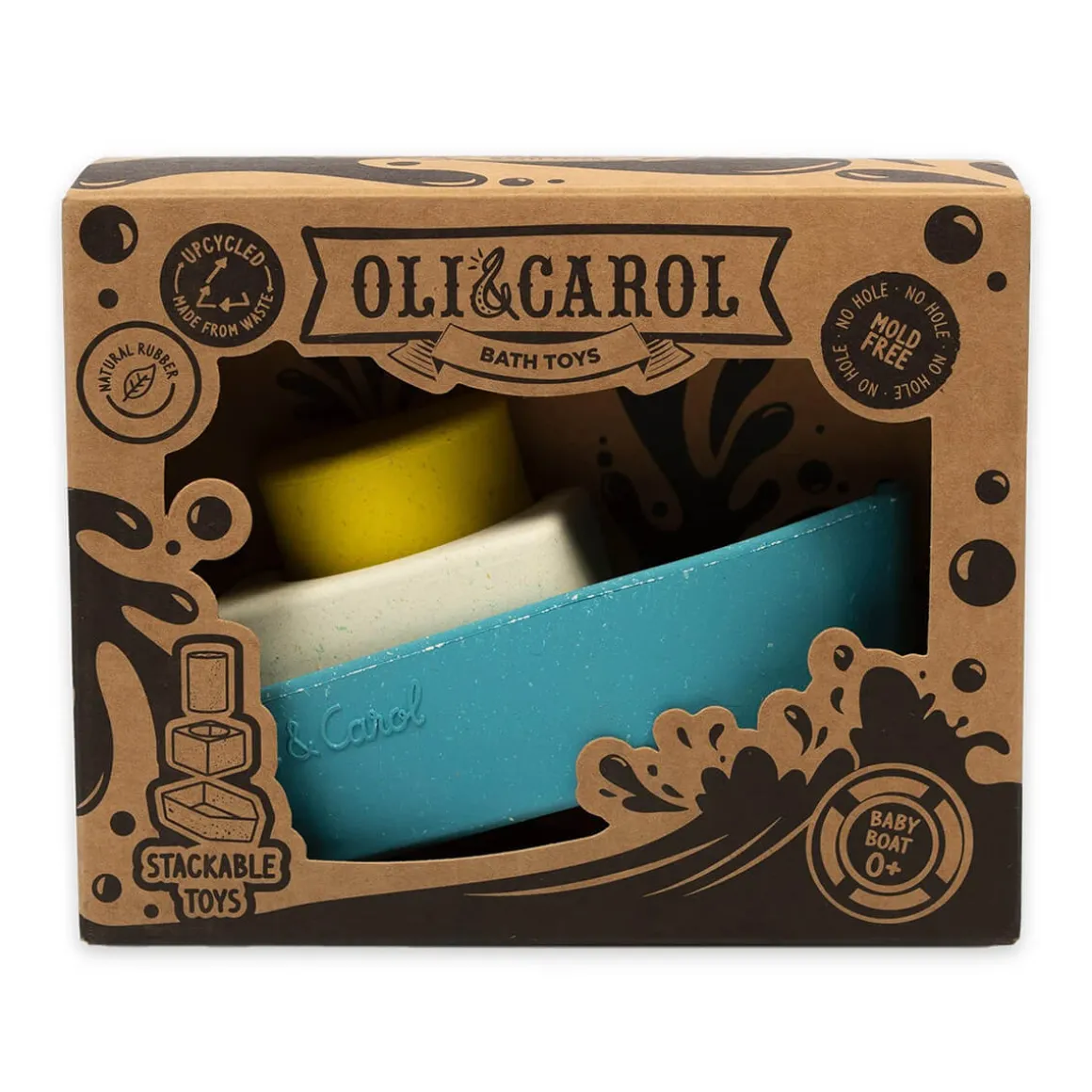Upcycled Rubber Boat in Yellow by Oli & Carol