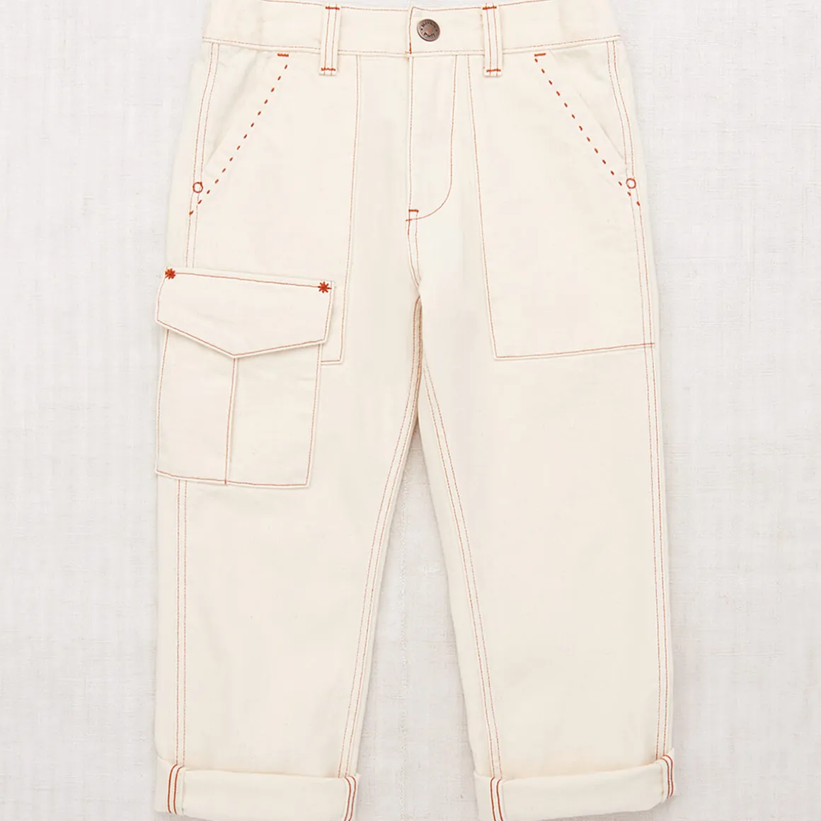 Utility Jeans in Gesso by Misha & Puff