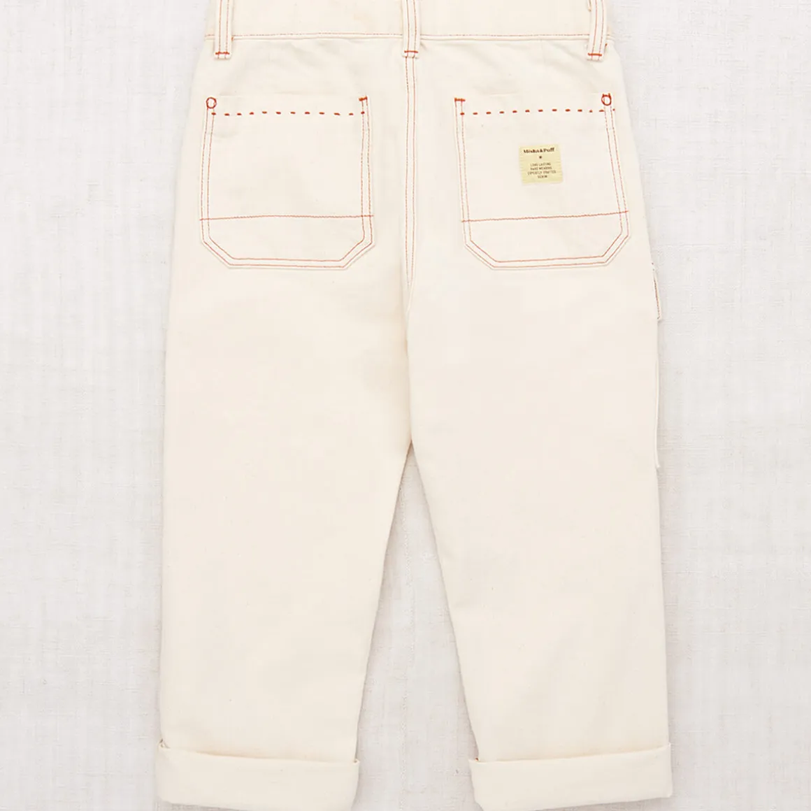 Utility Jeans in Gesso by Misha & Puff