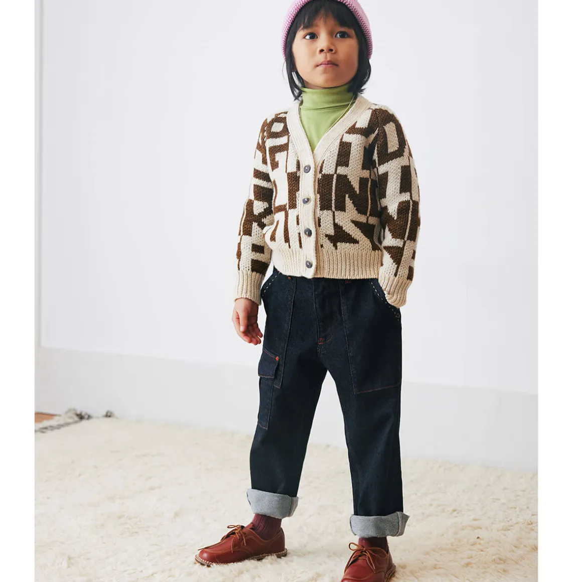 Utility Jeans in Indigo Denim by Misha & Puff - Last Ones In Stock - 4-8 Years