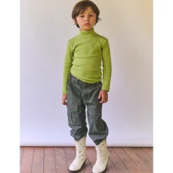 Utility Jeans in Sage Denim by Misha & Puff