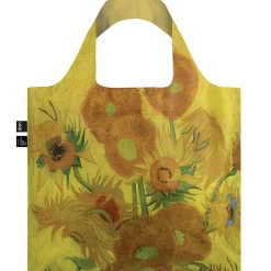 Van Gogh Sunflowers Recycled Shopping Bag by Loqi