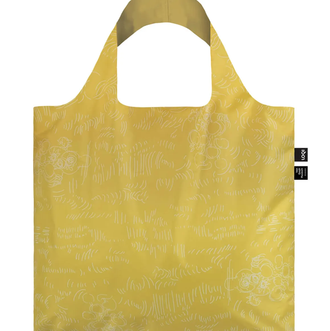 Van Gogh Sunflowers Recycled Shopping Bag by Loqi