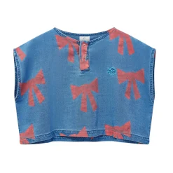 Vela Top in Twill Denim by Wynken