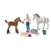 Vet Visiting Mare and Foal by Schleich