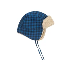 Vichy Chapka in Blue / Navy by Tinycottons - Last One In Stock - Small (44-46cm)