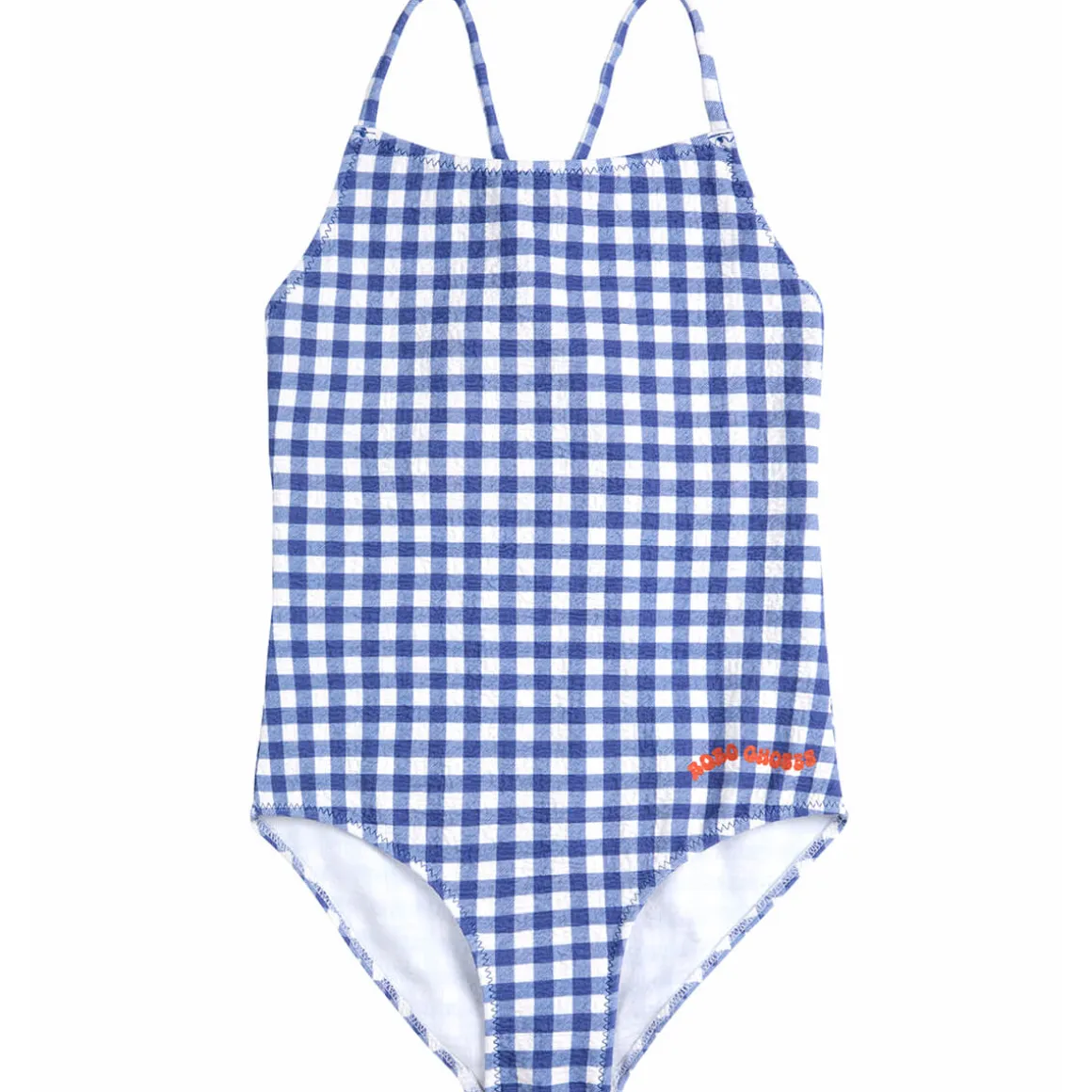 Vichy Swimsuit in Blue by Bobo Choses
