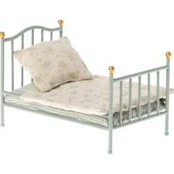Vintage Bed for Mouse in Mint by Maileg