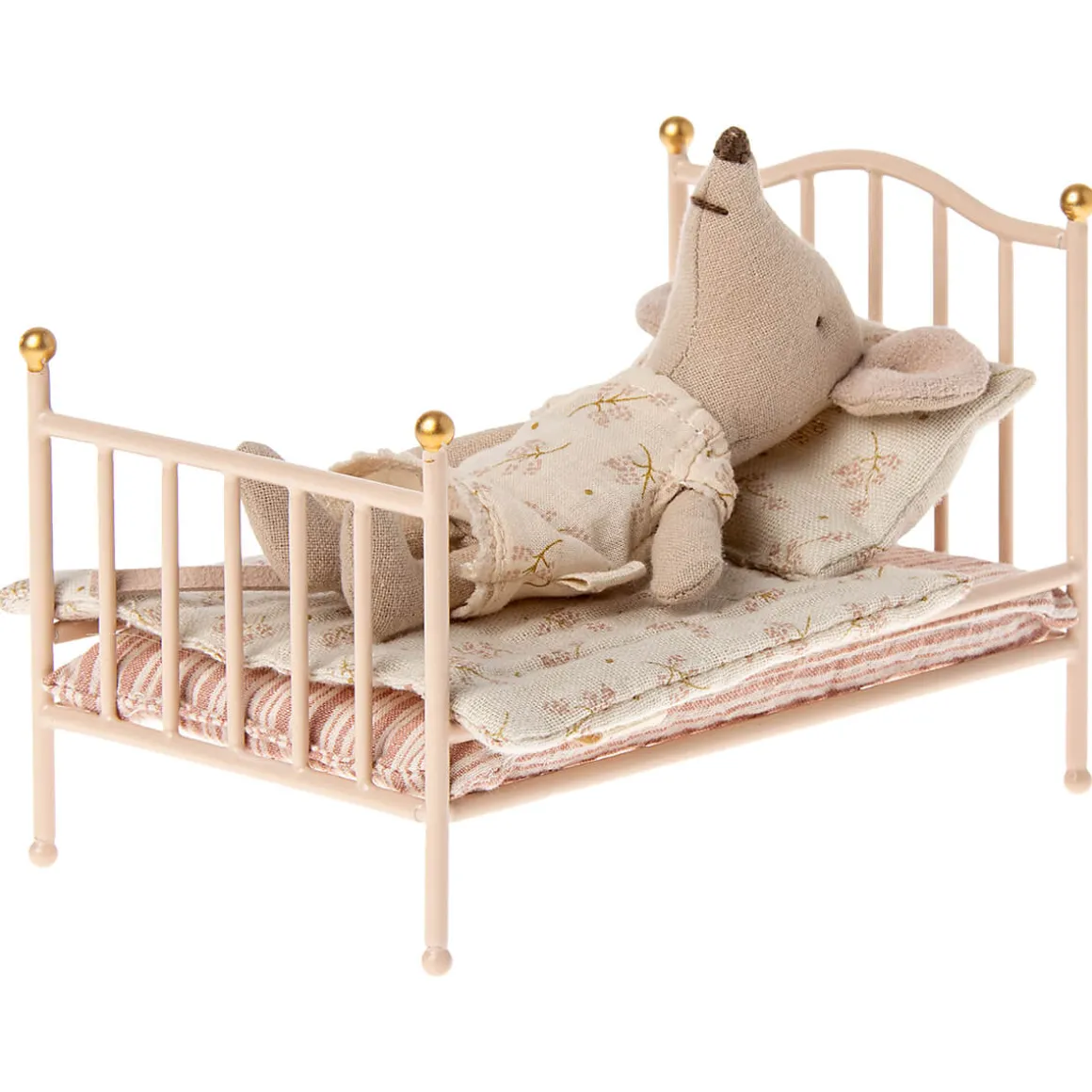 Vintage Bed for Mouse in Rose by Maileg
