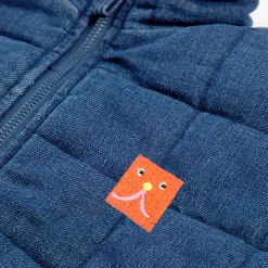 Vintage Quilted Denim Jacket by Bobo Choses