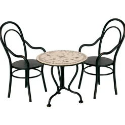 Vintage Tea Table in Anthracite (Micro) by Maileg