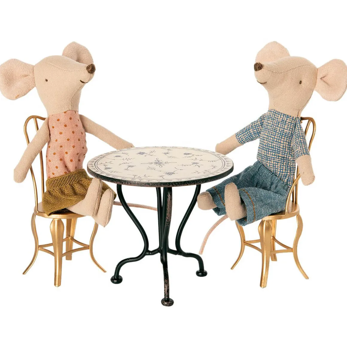 Vintage Tea Table in Anthracite (Micro) by Maileg