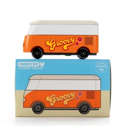 VW T1 Groovy Orange Van Mini Candyvan By Candylab Toys