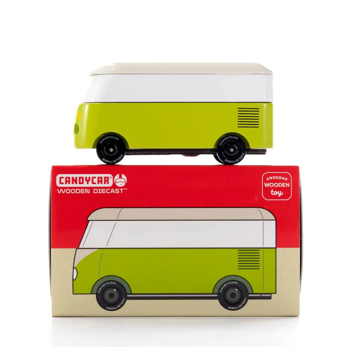 VW T1 Leafy Green Van Mini Candyvan By Candylab Toys