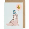 Walrus Embroidered Age Card by Petra Boase - Age 4
