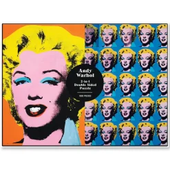 Warhol Marilyn 500 Piece Double Sided Puzzle by Mudpuppy