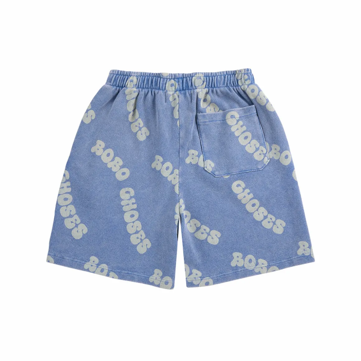 Wavy Bobo Choses All Over Waffle Bermuda Shorts by Bobo Choses