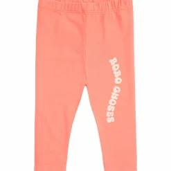 Wavy Bobo Choses Pink Baby Leggings by Bobo Choses