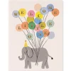 Welcome Little One Elephant Greetings Card By Rifle Paper Co.