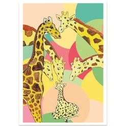 Welcome Little One Giraffe Greetings Card By Wildflower Cards