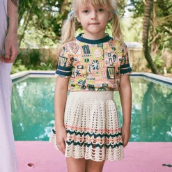 Wellfleet Skirt in Marzipan by Misha & Puff - Last Ones In Stock - 5-6 Years