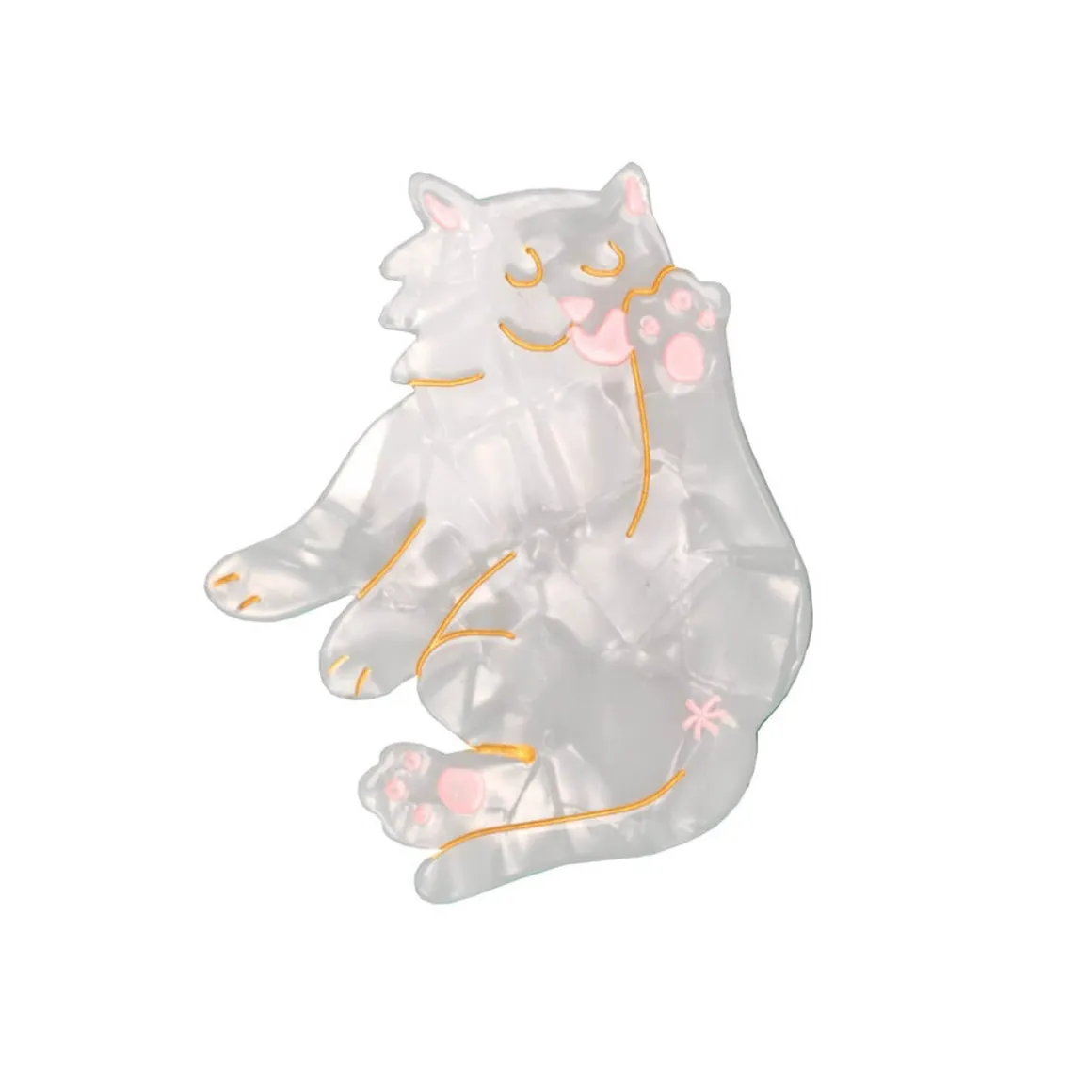 White Cat Hair Claw by Coucou Suzette