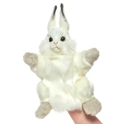 White Rabbit Hand Puppet (34cm) by Hansa