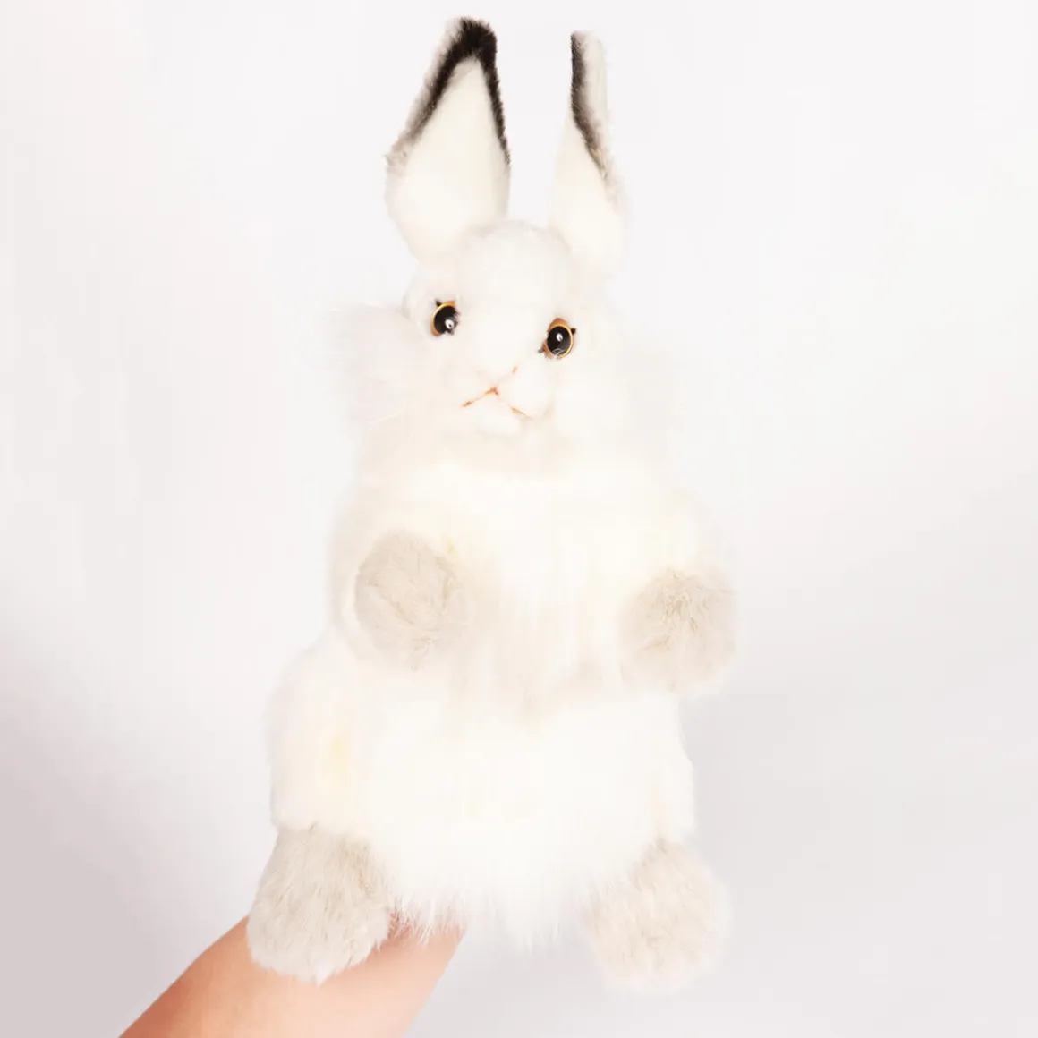 White Rabbit Hand Puppet (34cm) by Hansa