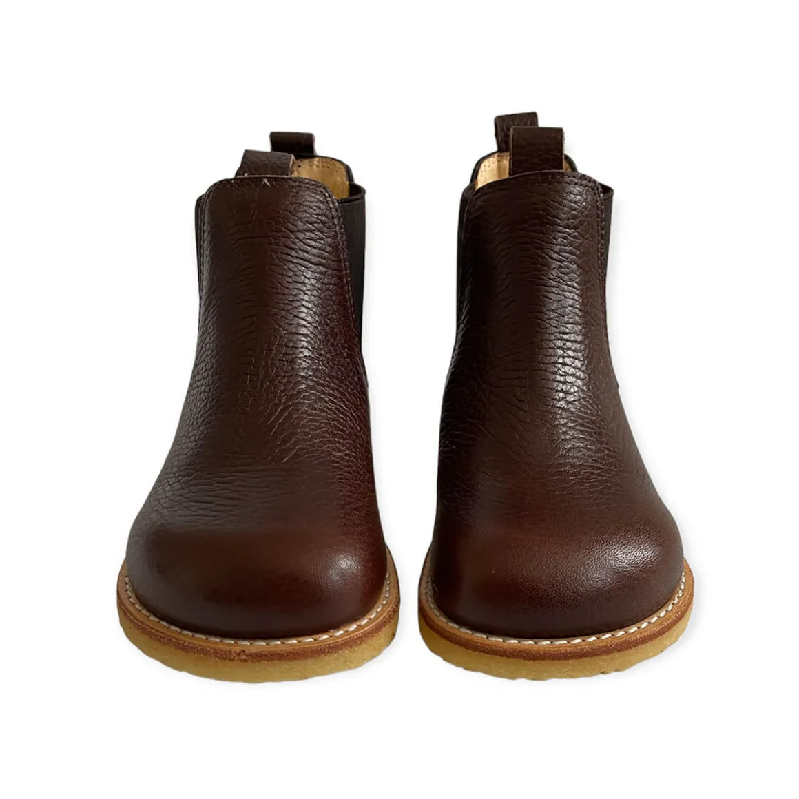 Wide Fit Classic Chelsea Boots in Angulus Brown by Angulus