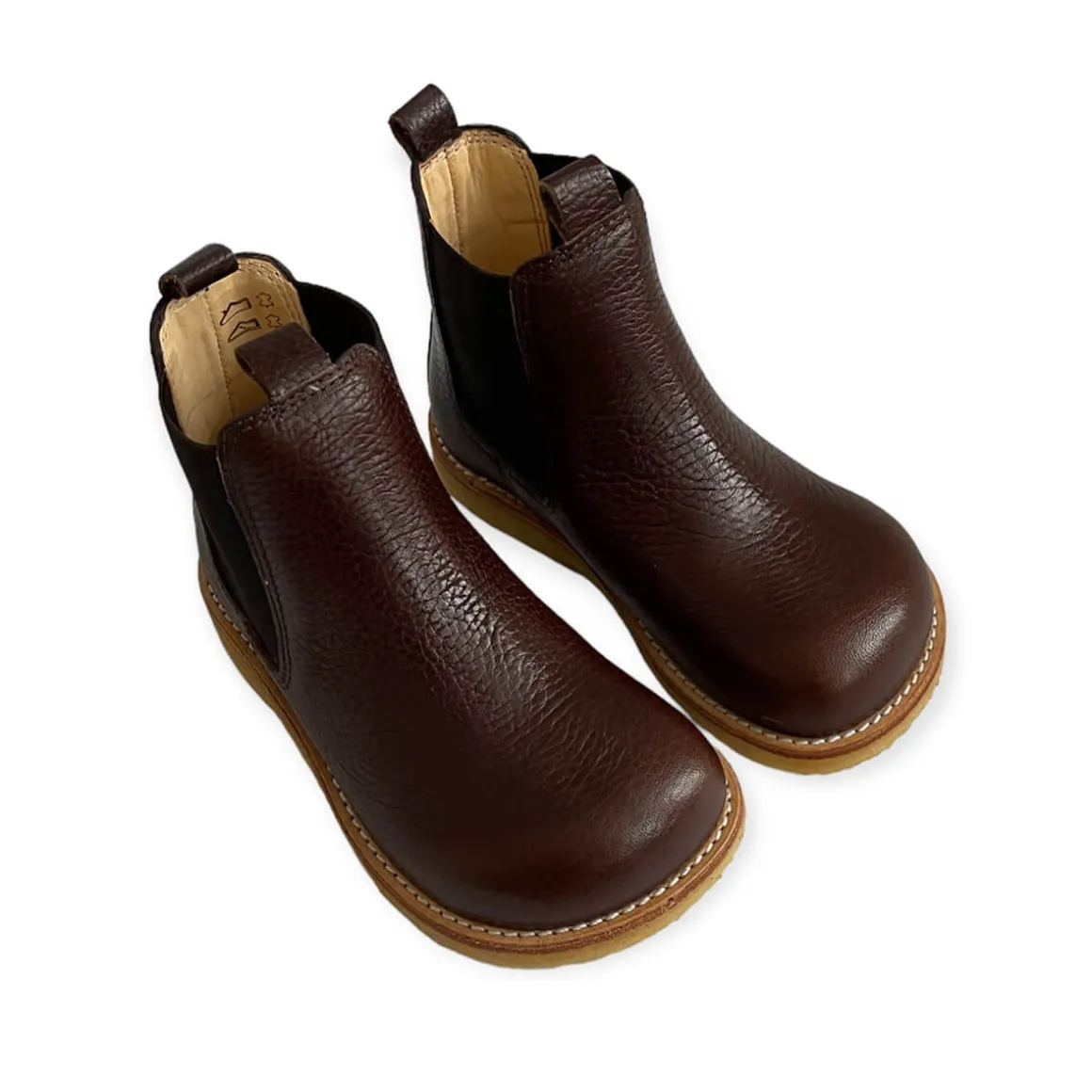 Wide Fit Classic Chelsea Boots in Angulus Brown by Angulus