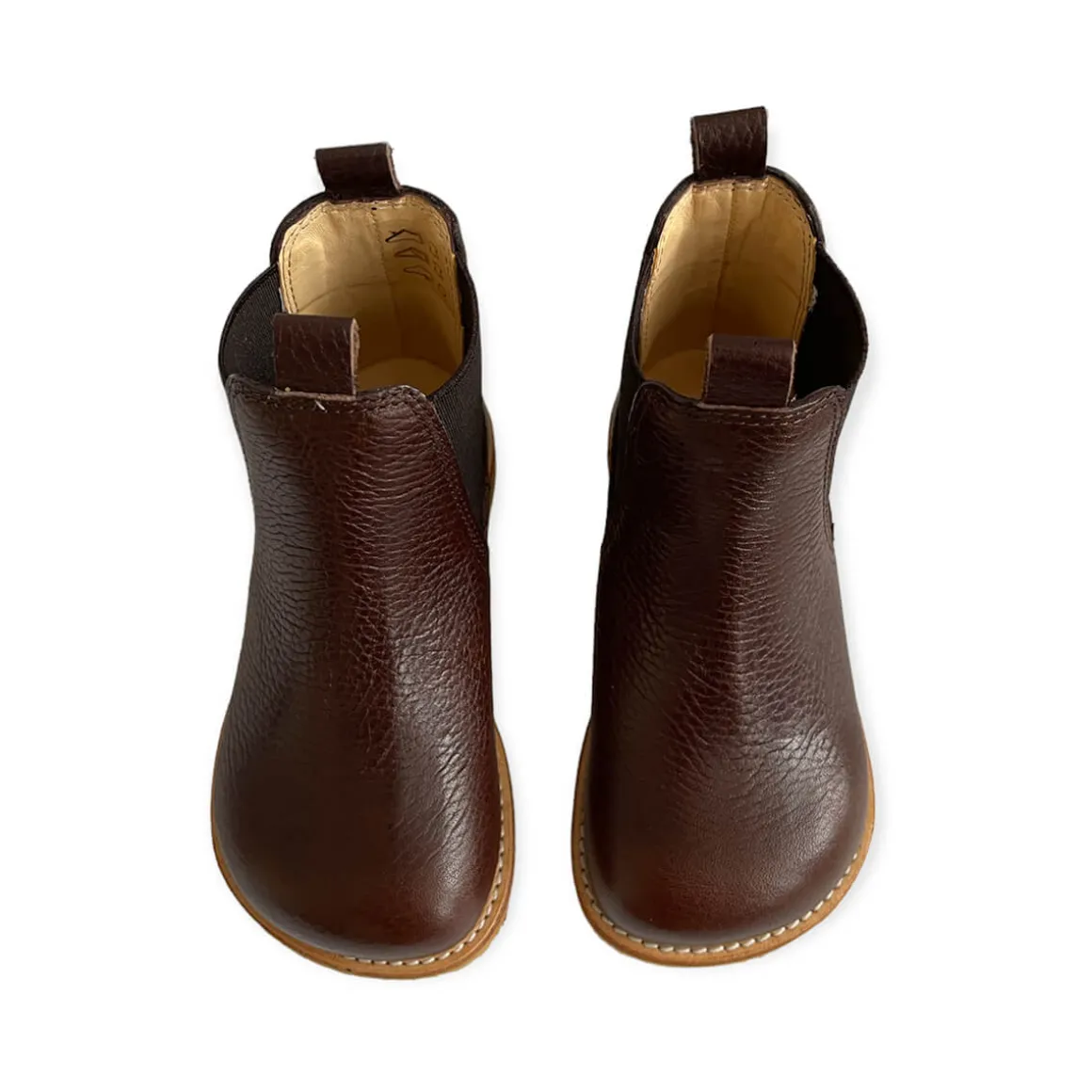 Wide Fit Classic Chelsea Boots in Angulus Brown by Angulus