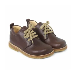 Wide Fit Lace Up Shoe in Angulus Brown by Angulus