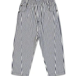 Wide Pant in Navy Eggshell Stripe by Repose AMS