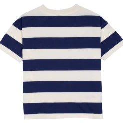 Wide Stripe Tee in Ecru / Navy by Wynken - Last Ones In Stock - 3-6 Years