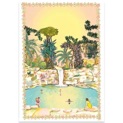 Wild Swimming Greetings Card by Wildflower Cards
