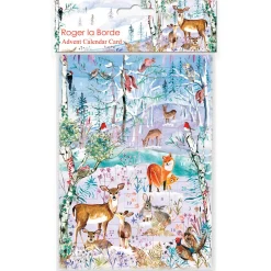 Wild Winter's Song Advent Calendar Greetings Card By Roger La Borde