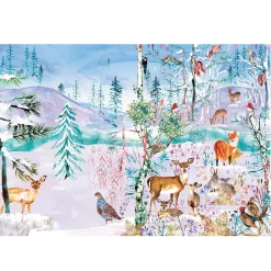 Wild Winter's Song Advent Calendar Greetings Card By Roger La Borde