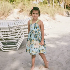 Willa Dress in Sky Collection by Misha & Puff - Last Ones In Stock - 5-8 Years