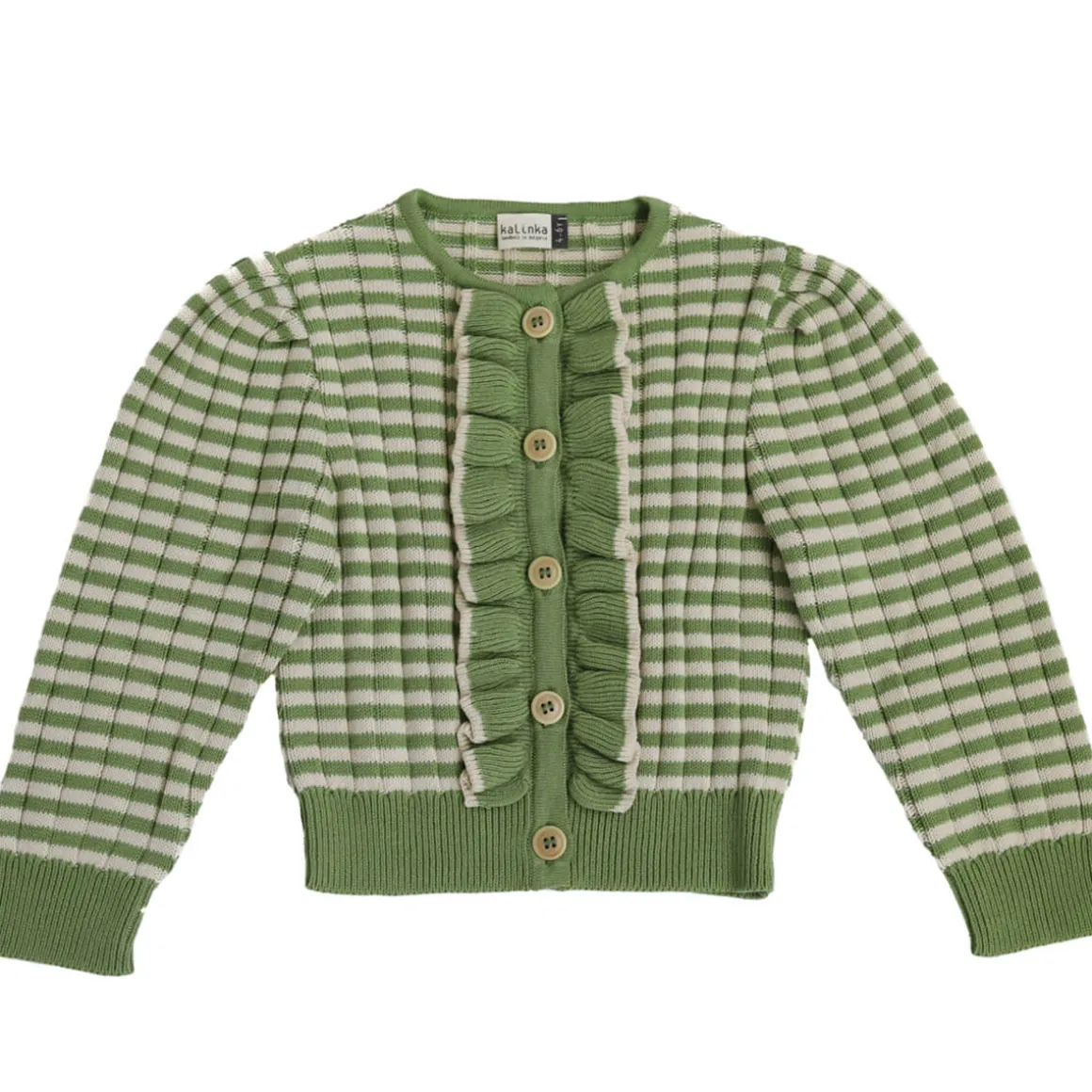Willow Cardigan in Forest by Kalinka - Last Ones In Stock - 4-6 Years