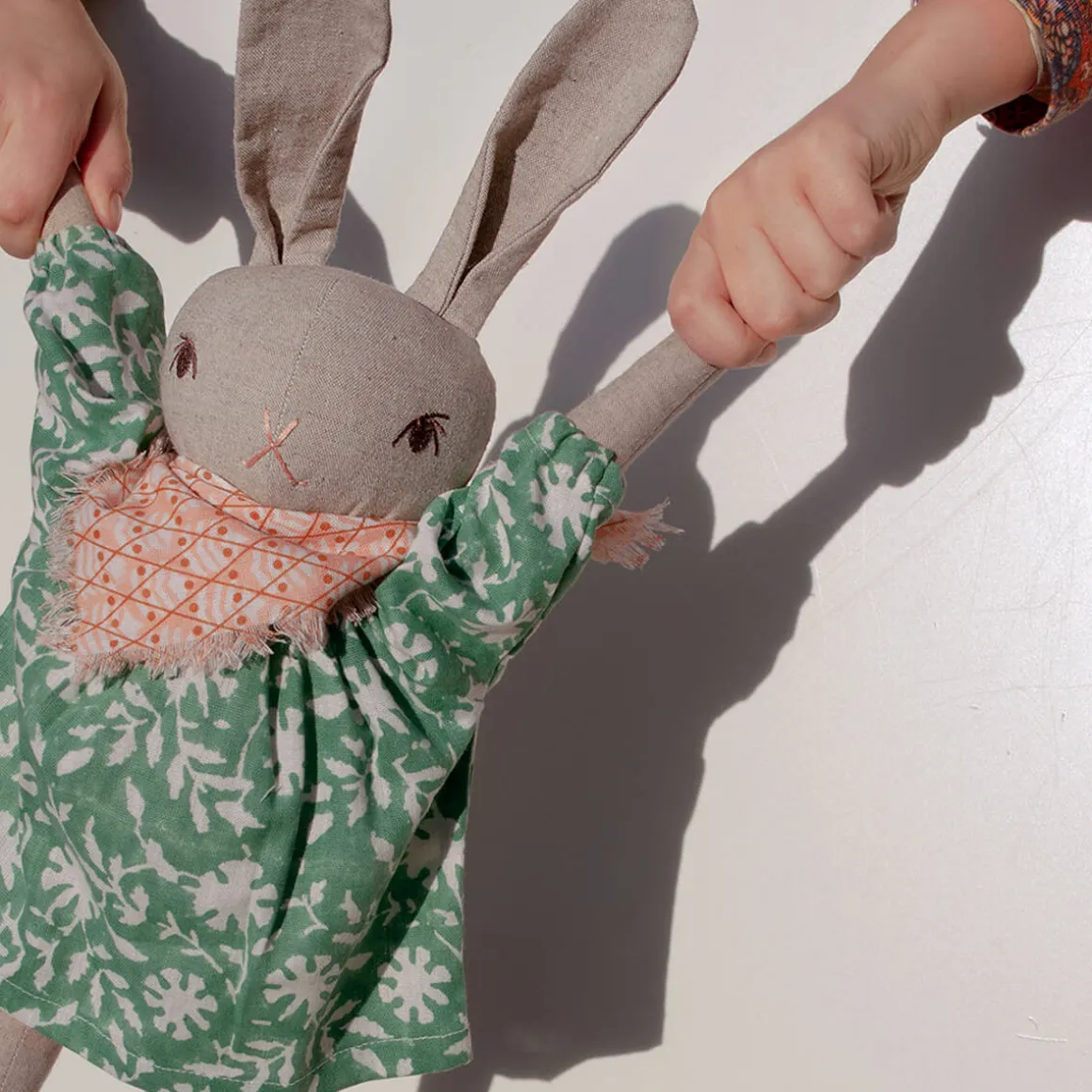 Winona Large Rabbit in Grey by Polka Dot Club